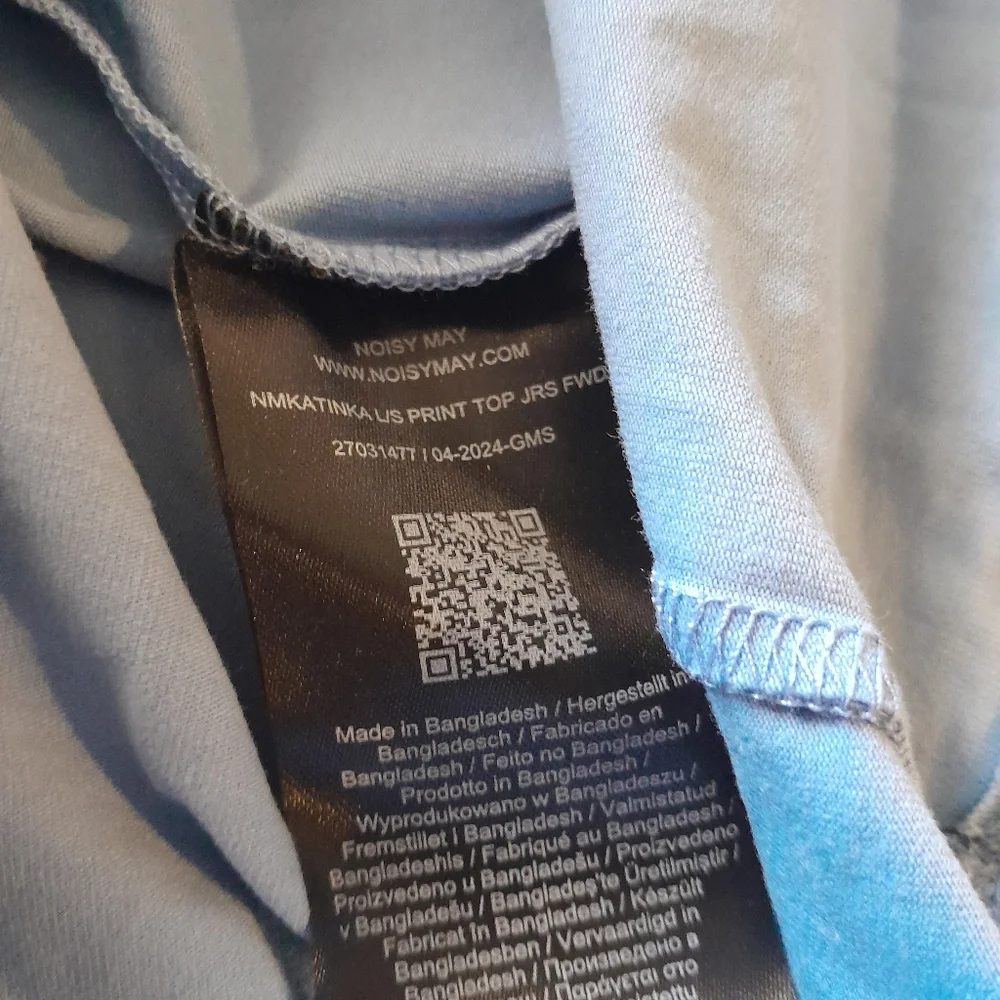 Noisy May Katinka Illusion Print Long Sleeve  Blouse - Picture 8 of 11